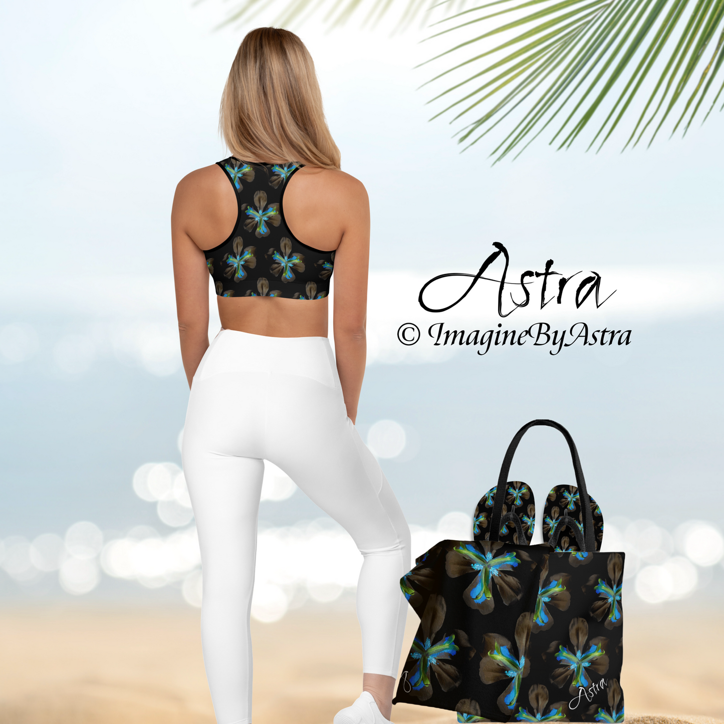 White Eco-Friendly Leggings with Pockets