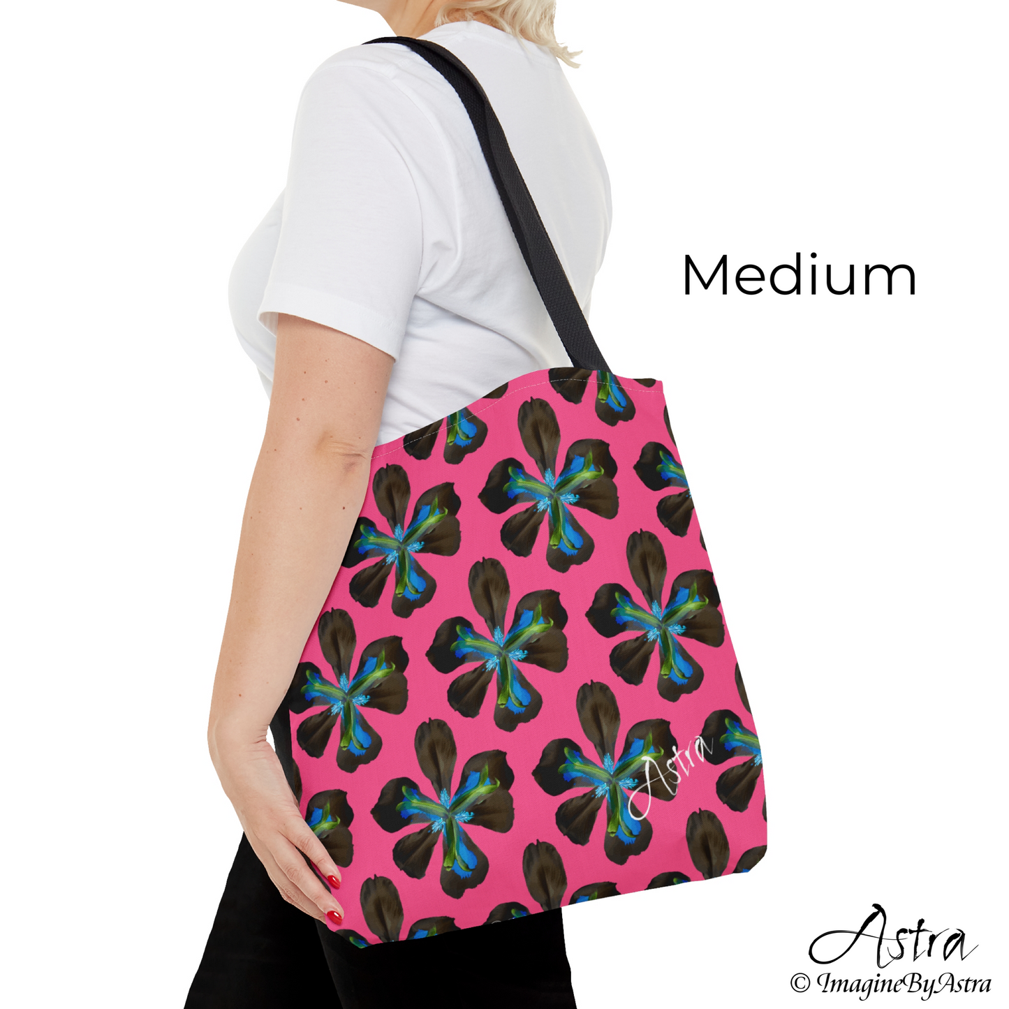 Not Your Average Tote - Tropical Iris - Hot Pink