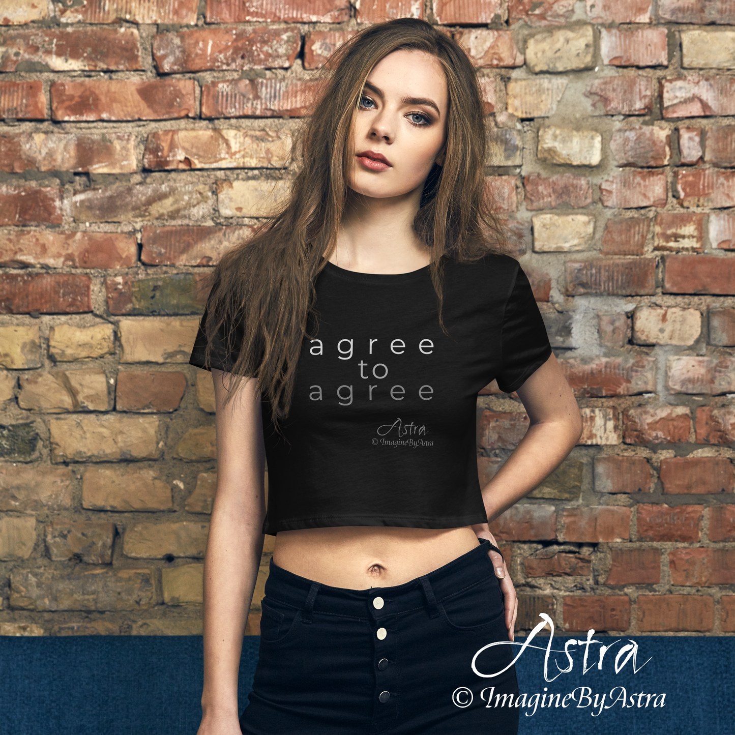 Agree to Agree Women’s Crop Tee