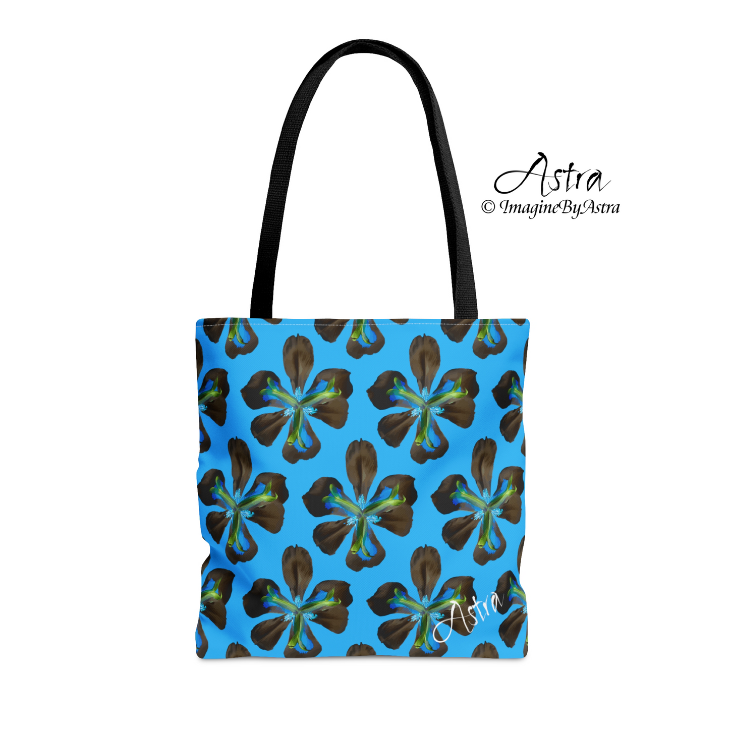 Not Your Average Tote - Tropical Iris - Blue