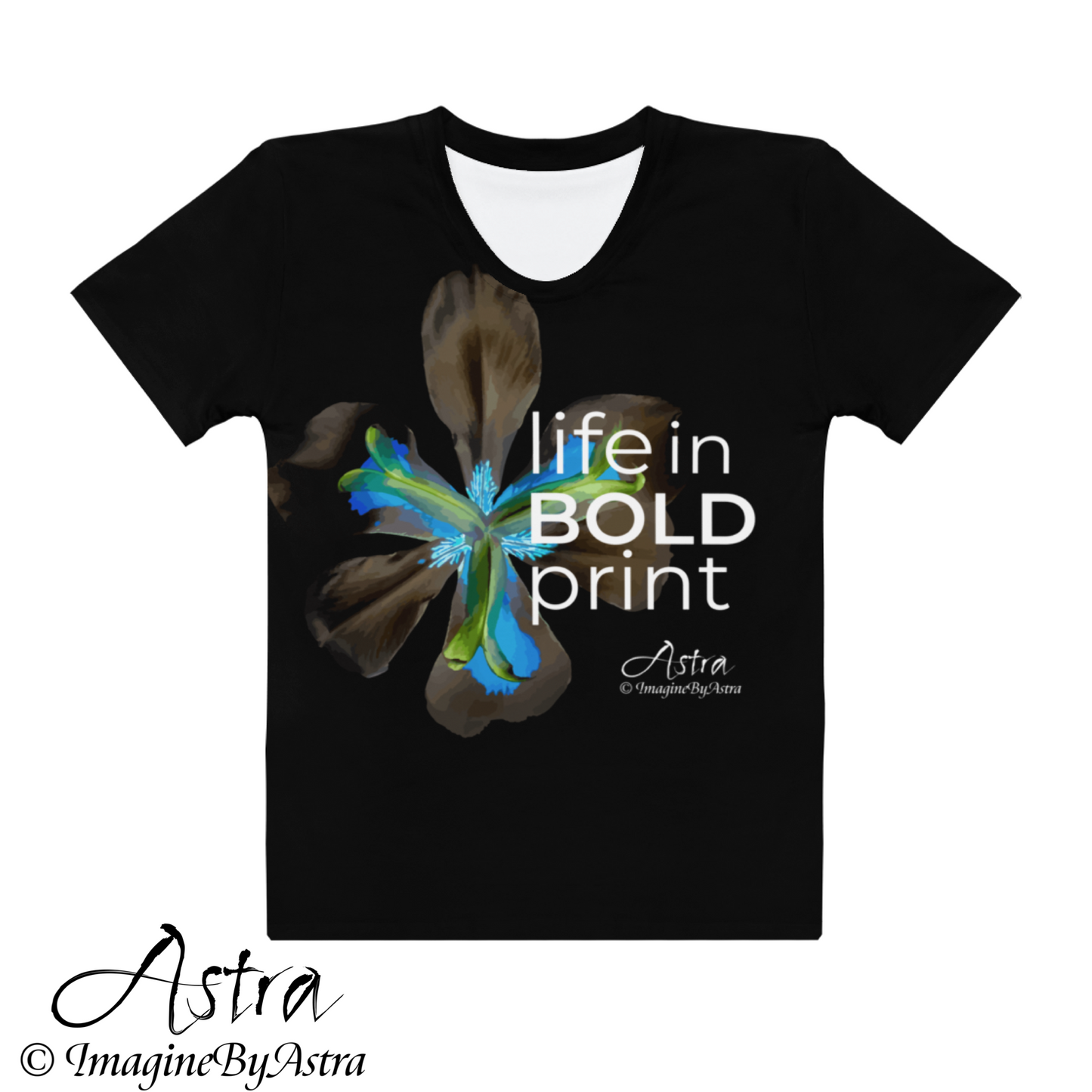 Life in BOLD Print Women's Crew Neck T-shirt