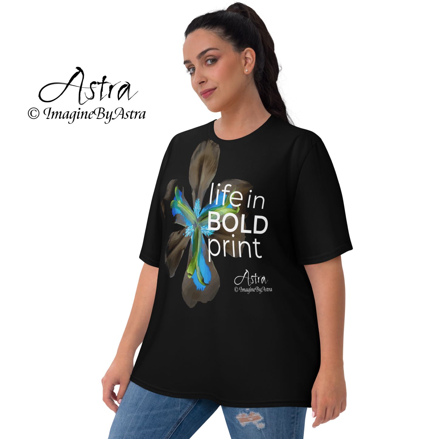 Life in BOLD Print Women's Crew Neck T-shirt